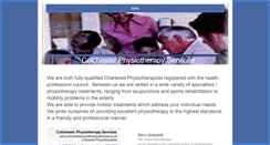 Desktop Screenshot of colchesterphysiotherapyservices.co.uk